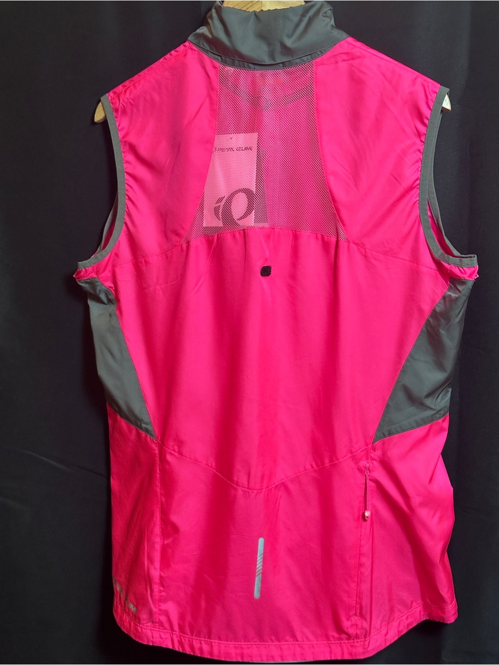 Pearl Izumi Elite Convertible Cycling Jacket Vest woman’s XL Neon Pink Wind - Picture 11 of 11